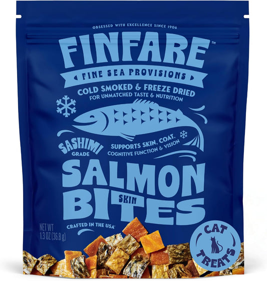 Finfare-Freeze-Dried-Salmon-Skin-Bites,-Grain-Free-Crunchy-Salmon-Cat-Treats,-High-Protein-263