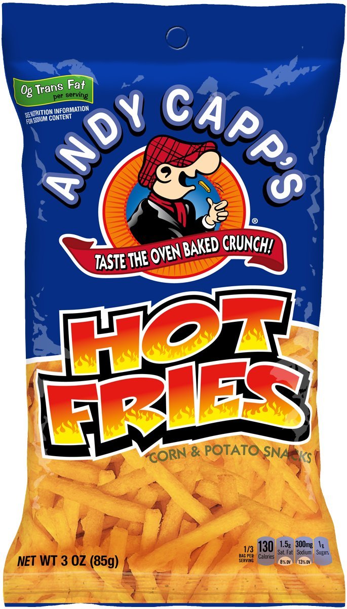 Andy-Capp's-Hot-Fries-Snacks,-3-oz.-(12-pack)---------1445