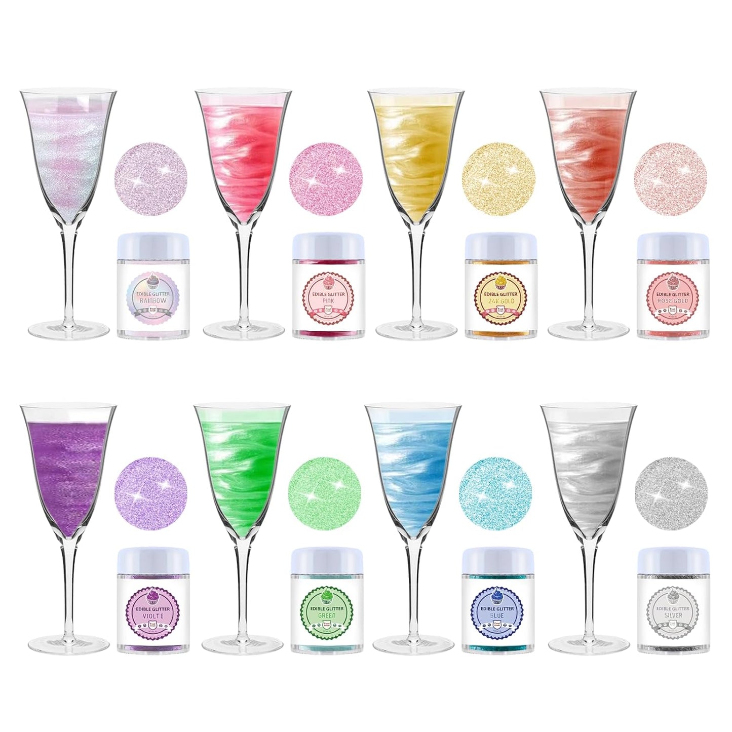 Edible-Luster-Dust-8-Colors-Set---Edible-Glitter-for-Cocktails,-Rainbow-Grade-Glitter-1515