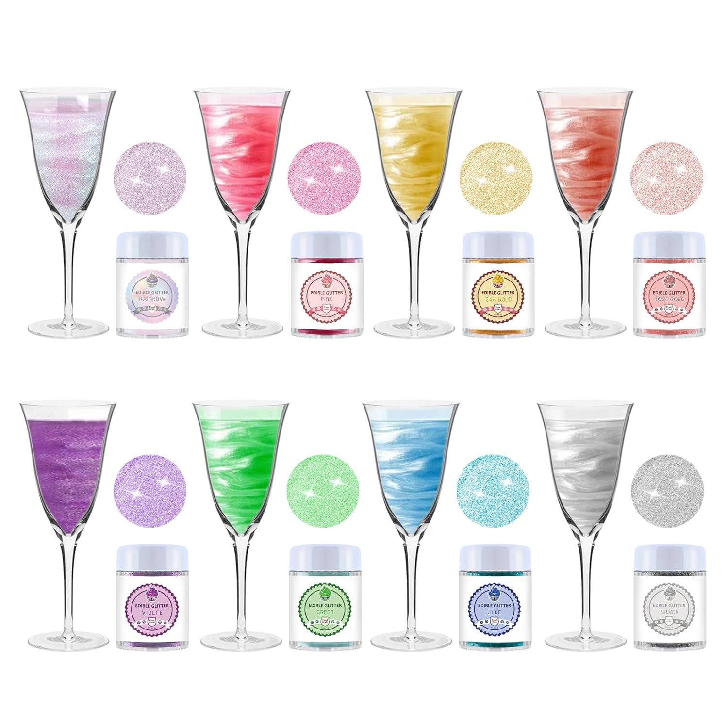 Edible-Luster-Dust-8-Colors-Set---Edible-Glitter-for-Cocktails,-Rainbow-Grade-Glitter-1515
