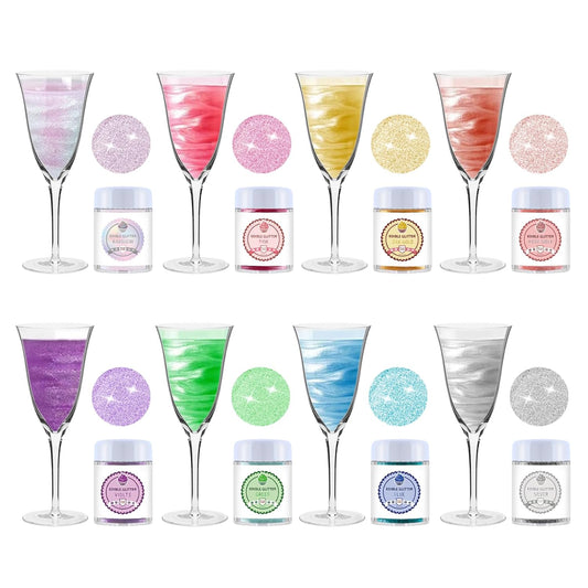 Edible-Luster-Dust-8-Colors-Set---Edible-Glitter-for-Cocktails,-Rainbow-Grade-Glitter-1515