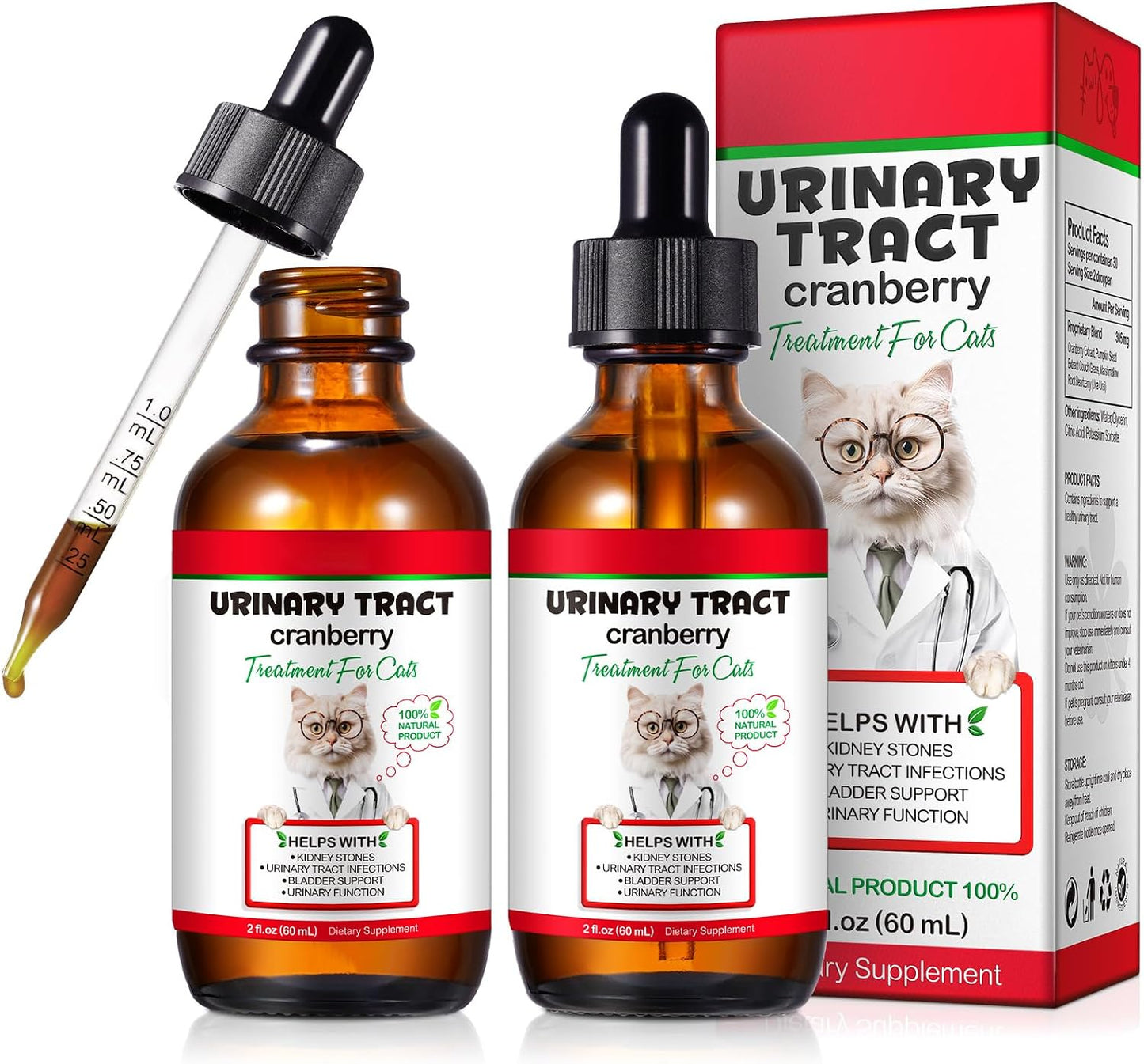 Urinary-Tract-for-Cats,-Natural-Cat-Urinary-Tract-Infection-Treatment-Drops-Supports-Bladder,-900