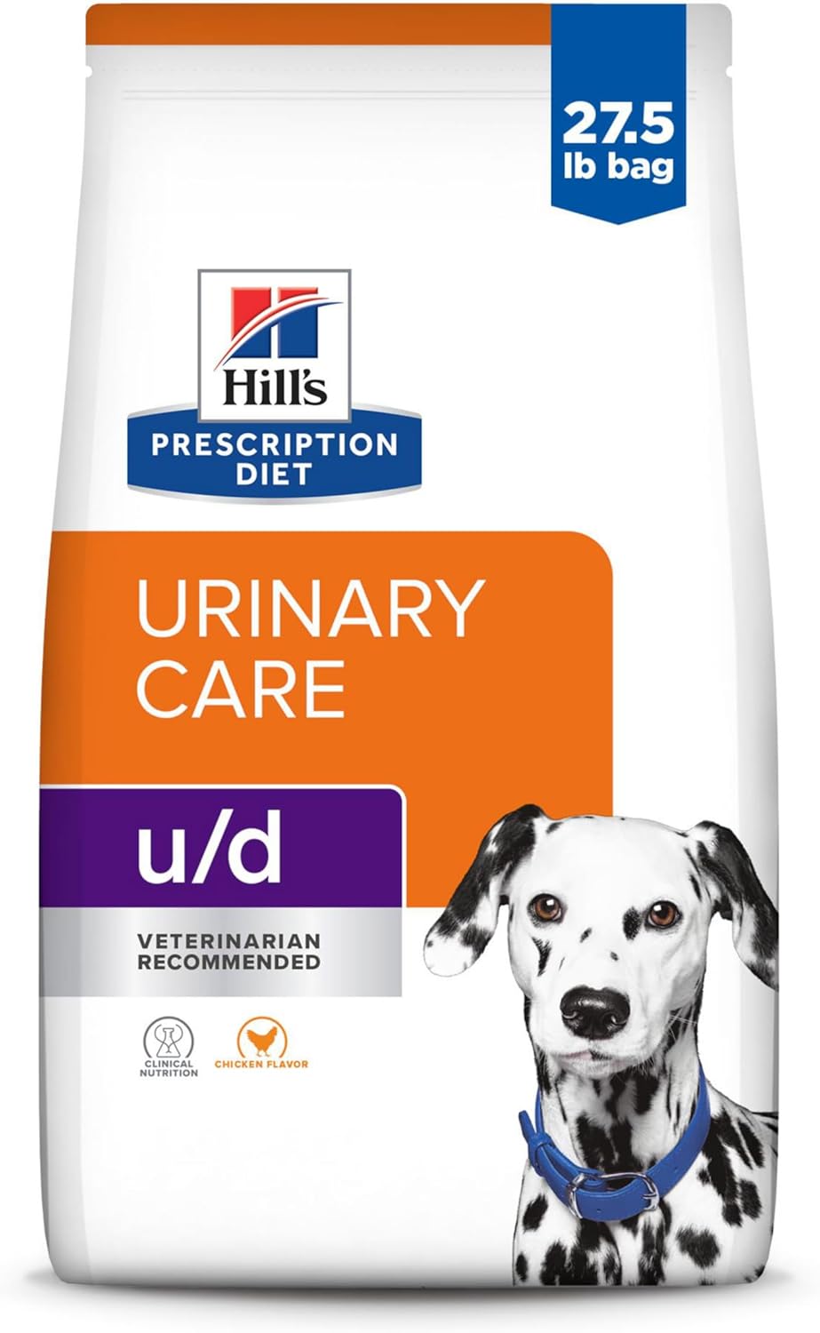 Hill's-Prescription-Diet-u/d-Urinary-Care-Dry-Dog-Food,-Chicken,-27.5-lb.-Bag-1617