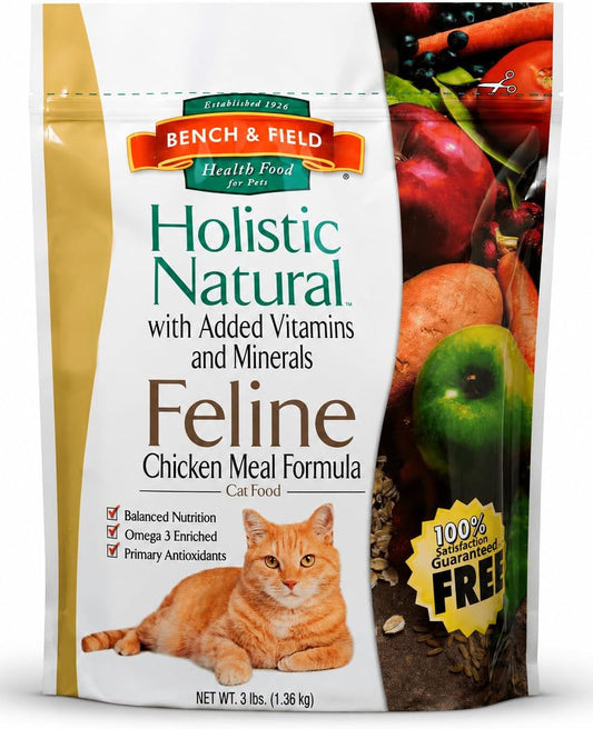 Bench-&-Field-Holistic-Premium-Dry-Cat-Food,-Chicken-Meal-&-Brown-Rice-997