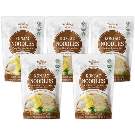 ONETANG-Organic-Shirataki-Konjac-Angel-Hair-Noodles,-USDA-1834