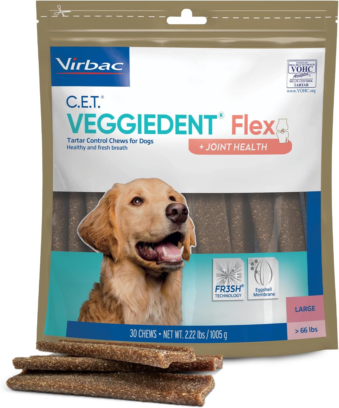 C.E.T.-VEGGIEDENT-Flex-Tartar-Control-Chews-for-Dogs-3687