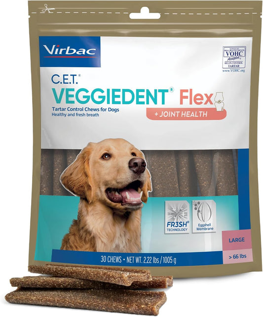 C.E.T.-VEGGIEDENT-Flex-Tartar-Control-Chews-for-Dogs-3687
