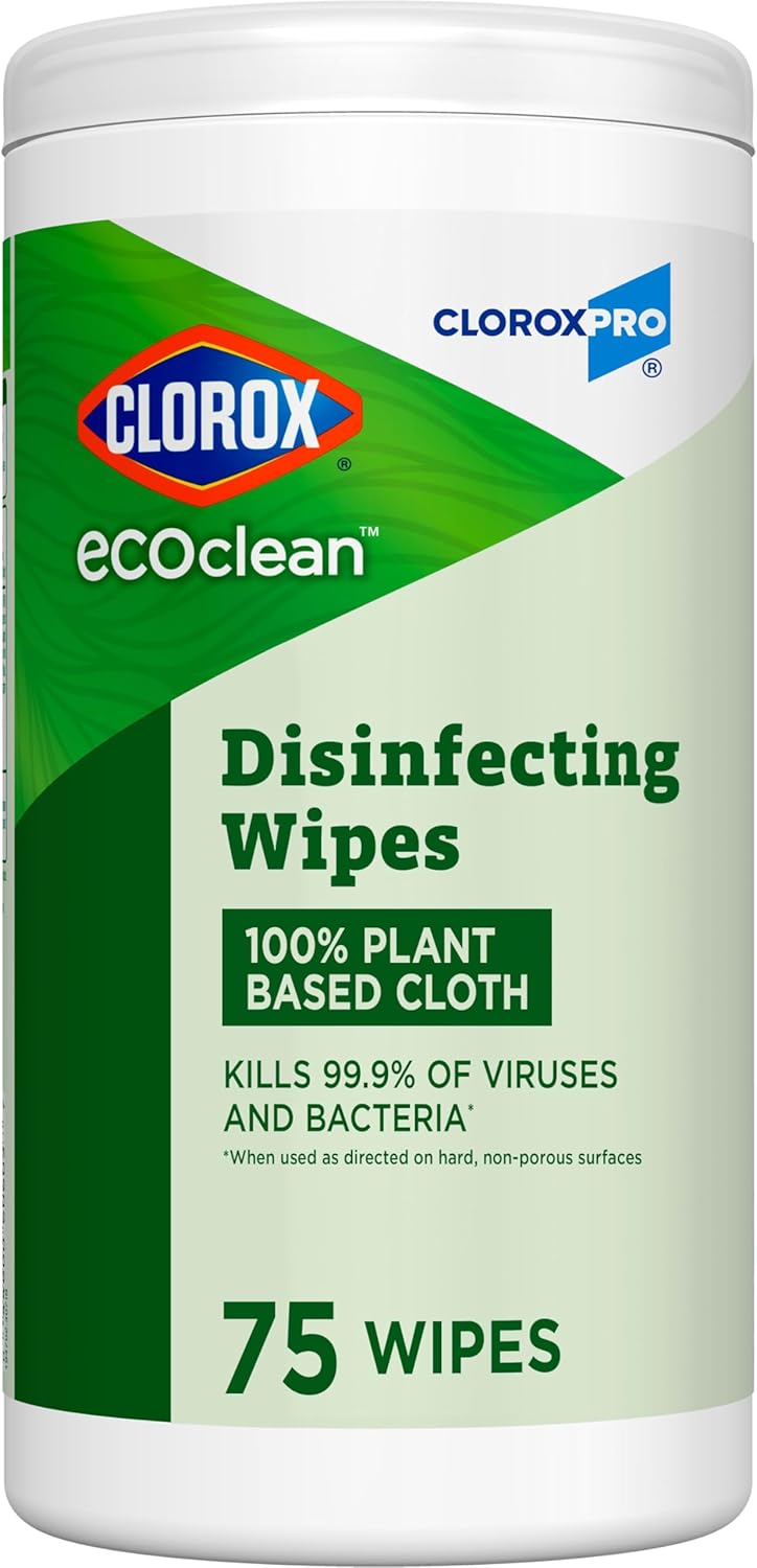 CloroxPro-Clorox-EcoClean-Disinfecting-Wipes,-Multipurpose-1-Plant-Based-Cleaning-Cloths,-Antibacterial-Disinfectant,-----884