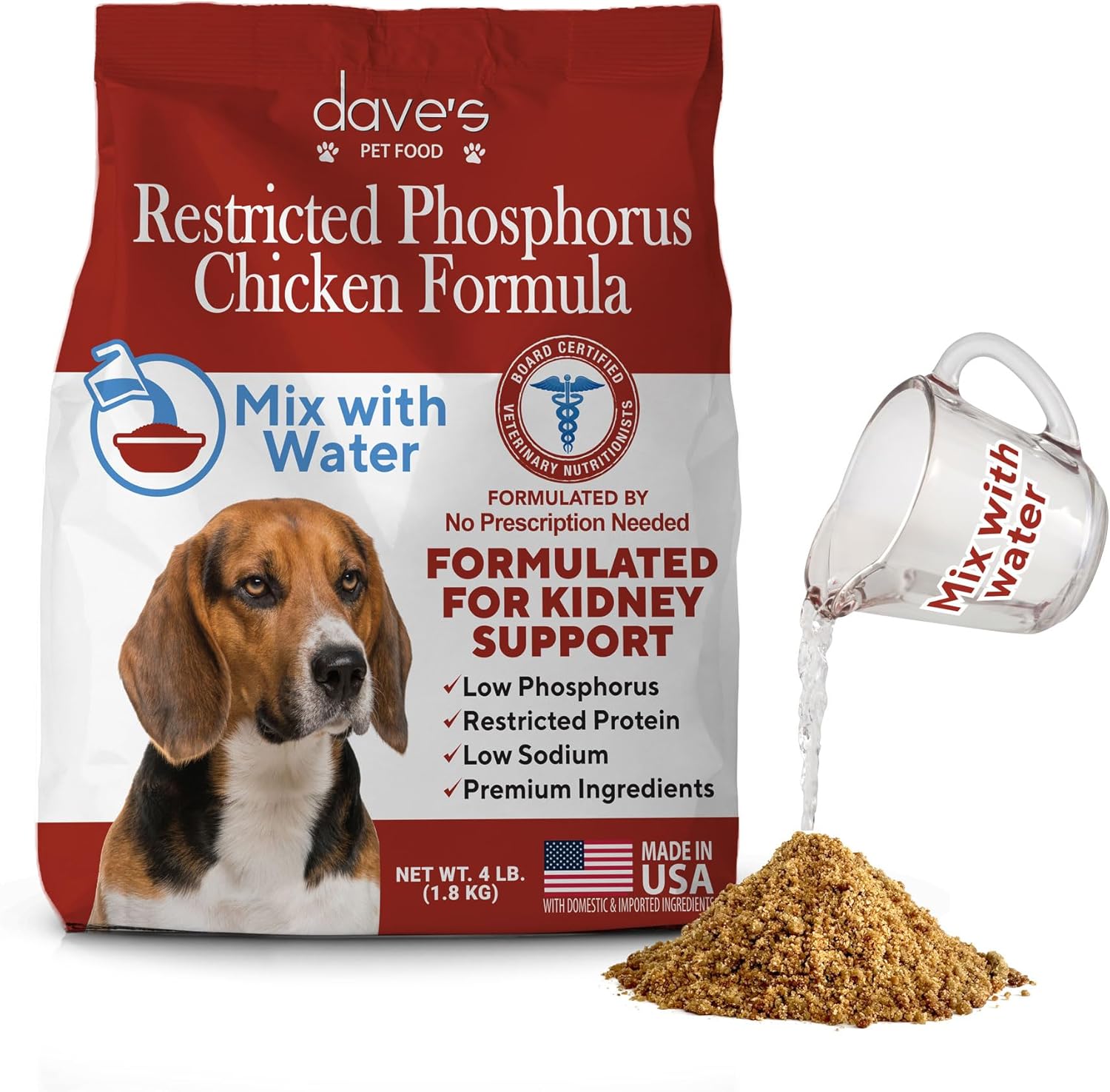 Dave’s-Pet-Food-Kidney-Care-Dog-Food-(Chicken-Formula-Crumble),-Non-Prescription,-Low-Phosphorus,-1012