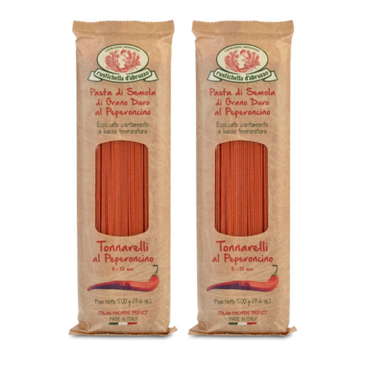 Rustichella-d'Abruzzo-Tonnarelli-with-Spicy-Pepper,-Long-Pasta-with-Heat-496