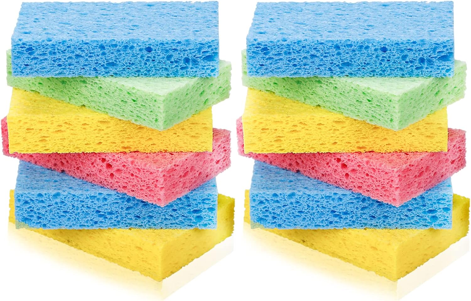 Temede-12-Count-Cellulose-Sponges,-Non-Scratch-Kitchen-Sponges-for-Dish,Colorful-Compressed-3620