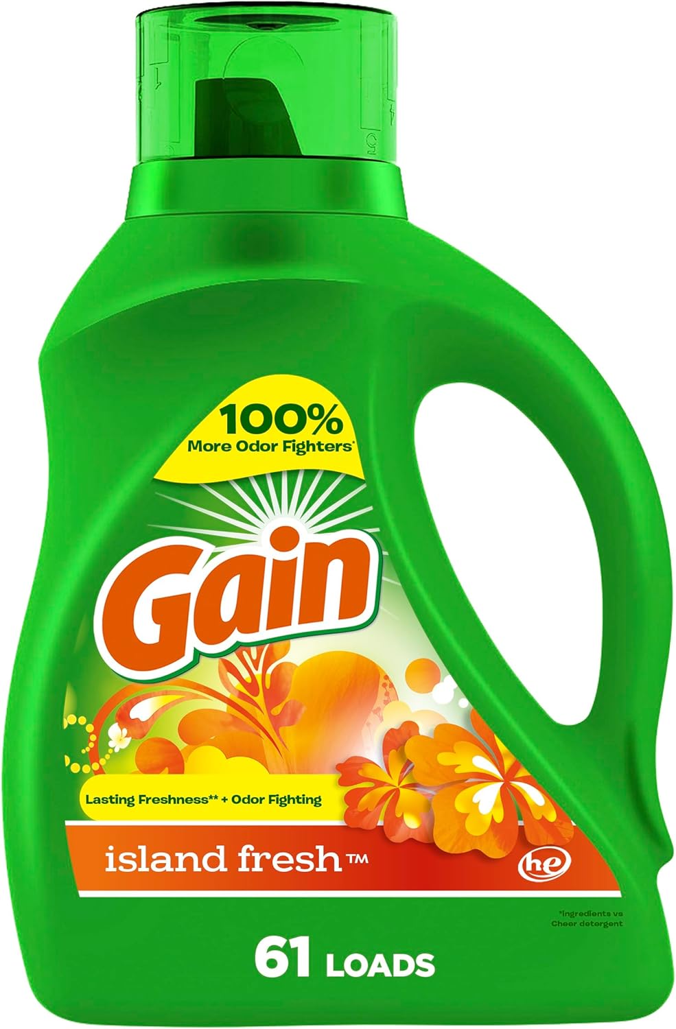 Gain-Aroma-Boost-Liquid-Laundry-Detergent,-Island-Fresh-Scent,-61-3816