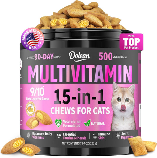 Taurine-for-Cats-Vitamins-Treats,-15-in-1-Cat-Multivitamin-Support-Skin,-Joint,-1466