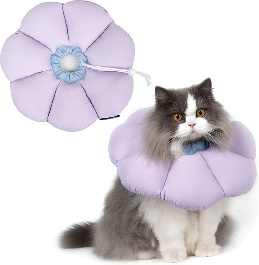 Cat-Cone-Collar,Cute-Waterproof-Cat-Recovery-Collar,Anti-Bite-Lick-Wound-Healing-Safety-Elizabethan-e-1614