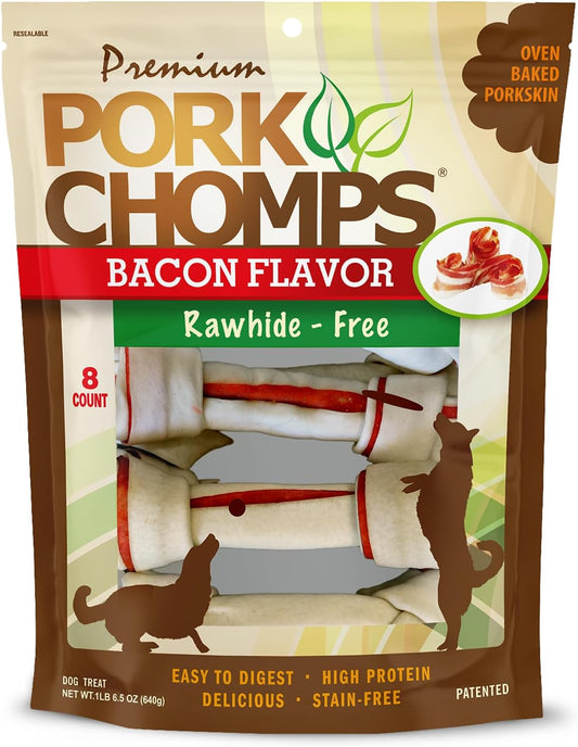 Baked-Pork-Skin-Dog-Chews,-6-inch-Knots,-Bacon-3485