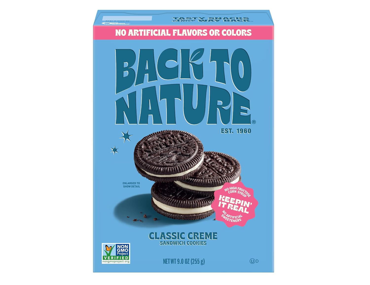 Back-to-Nature-Classic-Creme-Sandwich-Cookies,-Plant-Based-Snack,-1pk--|-Kosher,-No-Added,-2524