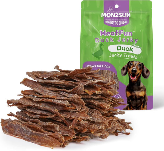 MON2SUN-Dog-Treats-Duck-Jerky,-Single-Ingredient,-Rawhide-Free,-High-Protein,-Low-Fat,-Treats-303
