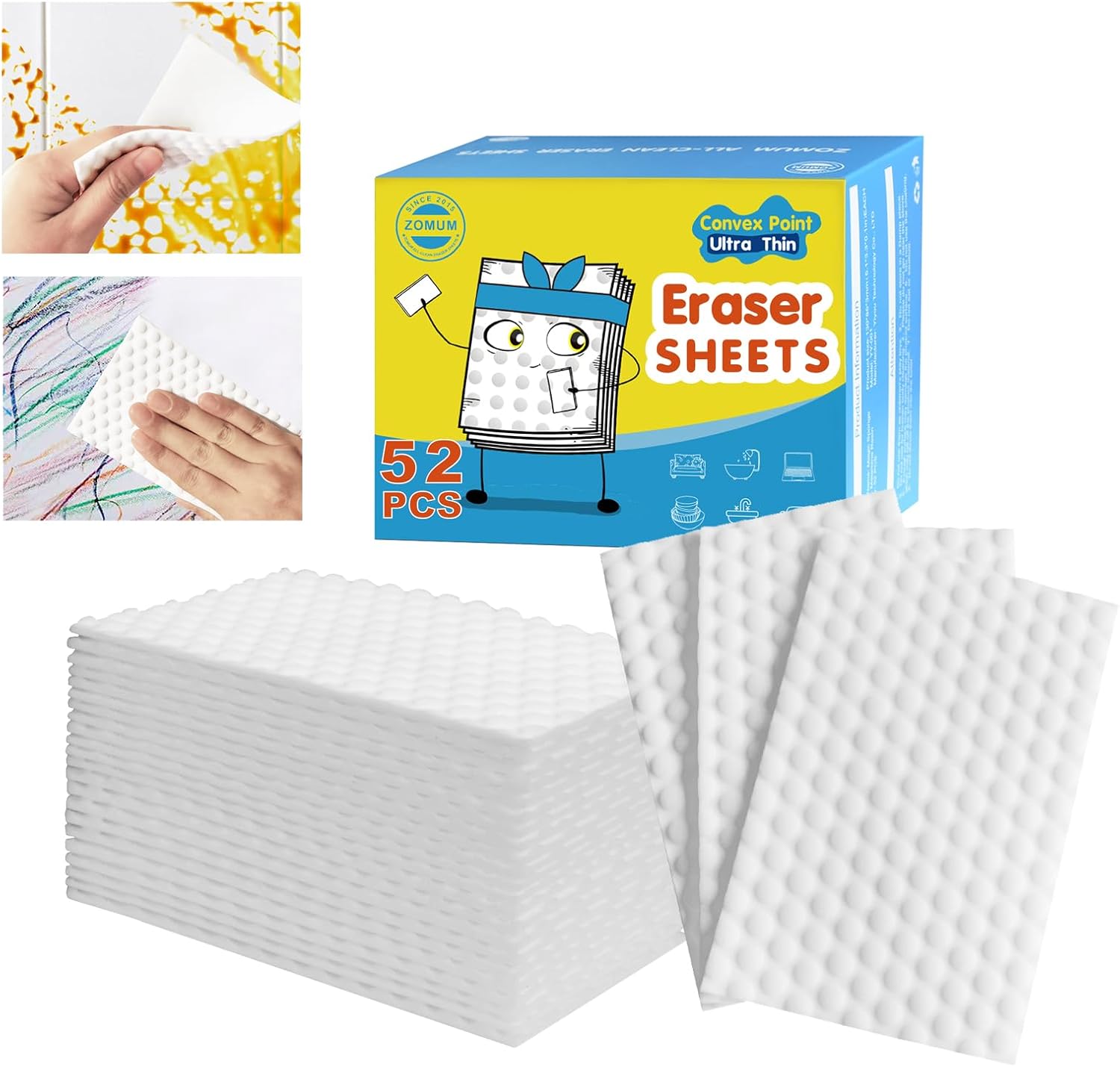 52-PCS-Magic-Sponge-Eraser-Sheets,Upgrade-Convex-Point-Melamine-Sheets?Disposable-4114