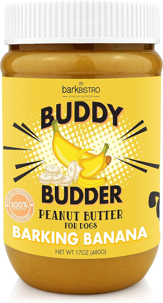BUDDY-BUDDER-Barkin'-Banana,-1-Natural-Dog-Peanut-Butter,-Dog-Treat,-in-2079