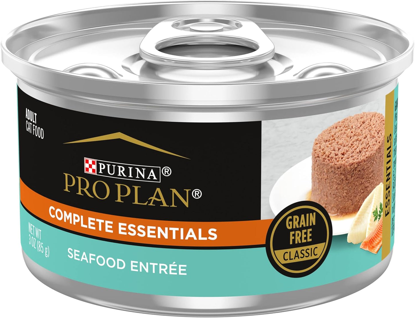 Purina-Pro-Plan-Grain-Free,-Pate,-High-Protein-Wet-Cat-Food,-Essentials-Entree-(Pack1309