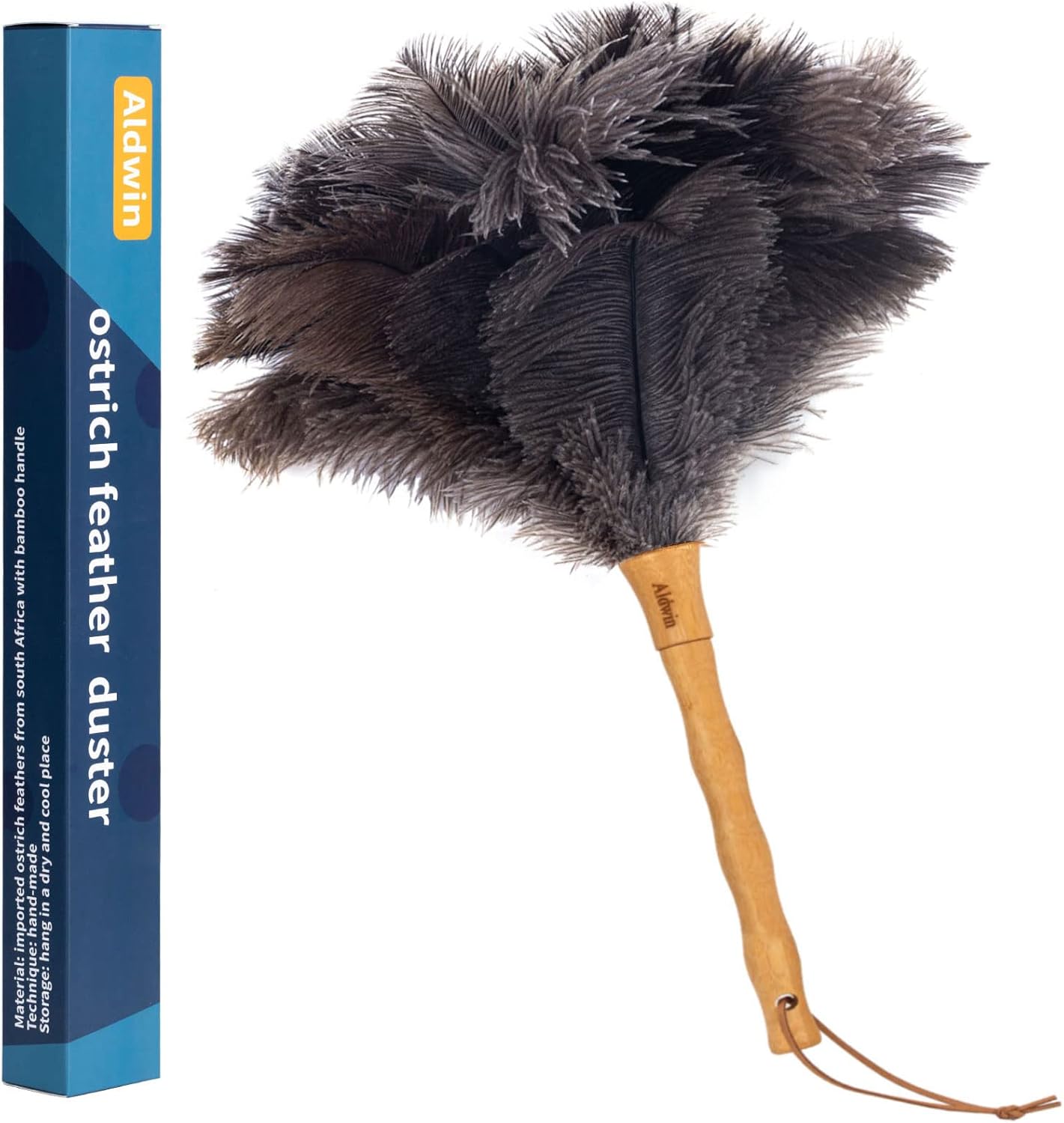 Aldwin-Ostrich-Feather-Duster,-16-inch-Ostrich-Feather-Duster-with-Wood-Handle-Reusable,-Fluffy-Natural-823