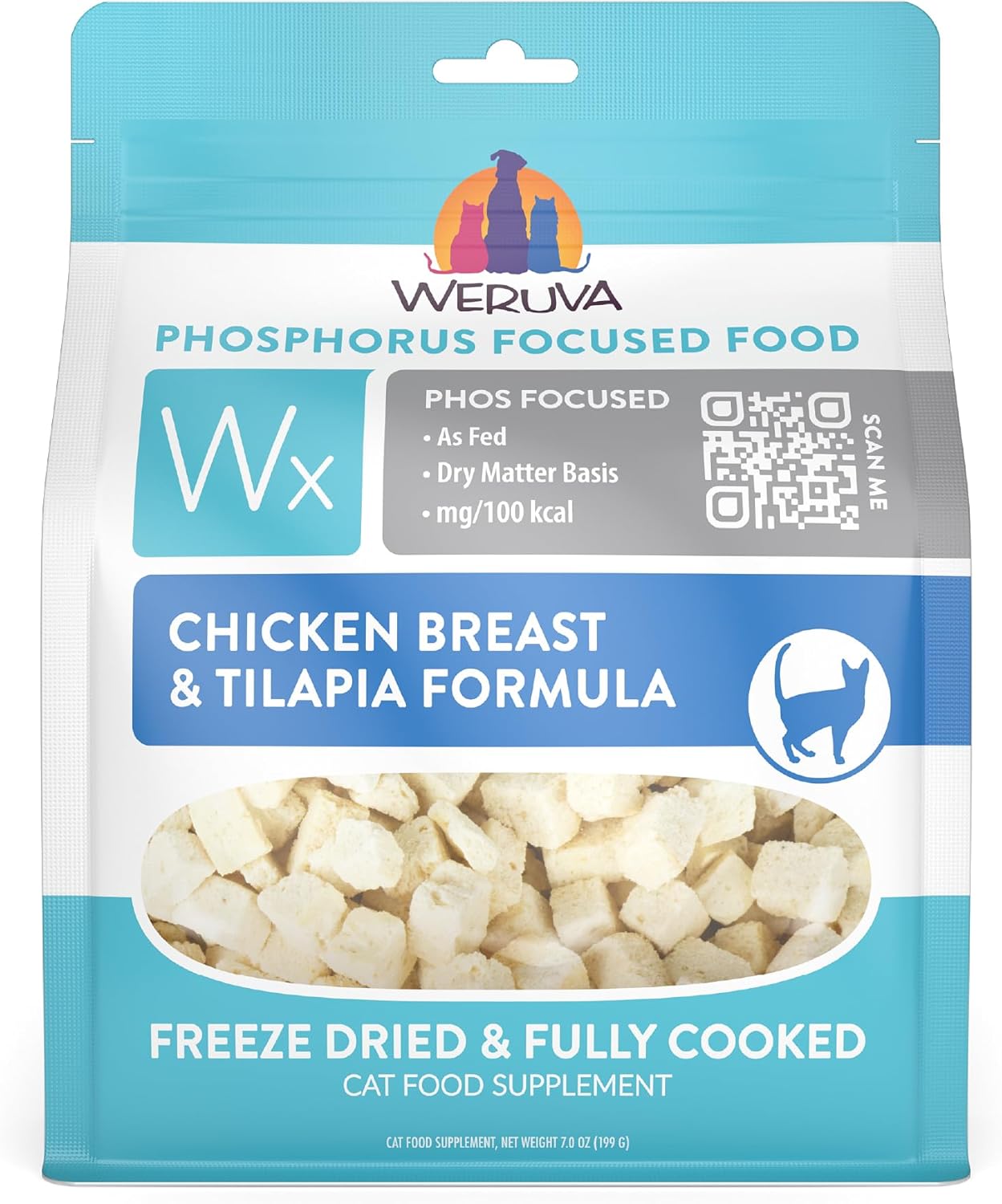 Weruva-Wx-Phos-Focused-Freeze-Dried,-Chicken-Breast-&-Tilapia-Formula,-Bag----980
