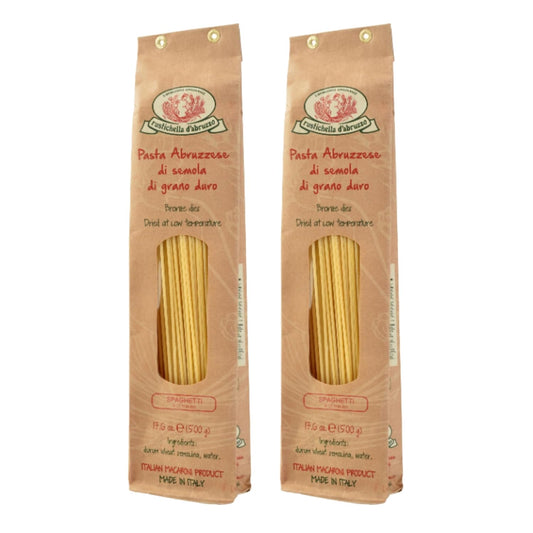 Rustichella-D'Abruzzo,-Spaghetti,-500g-(Pack-of-2)-------487