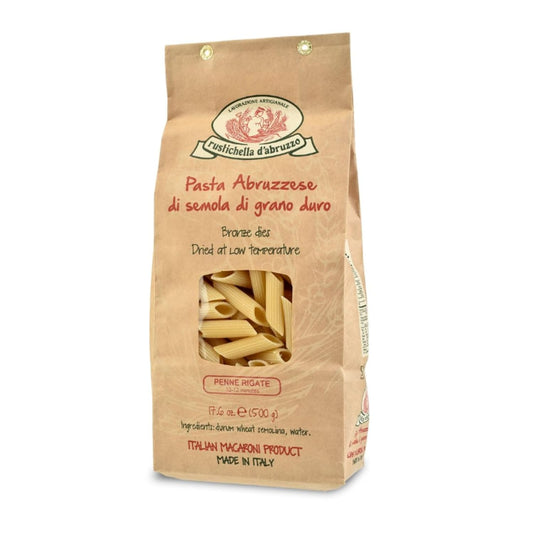 Rustichella-d'Abruzzo-Penne-Rigate-Pasta---500g-Classic-Durum-Short-77