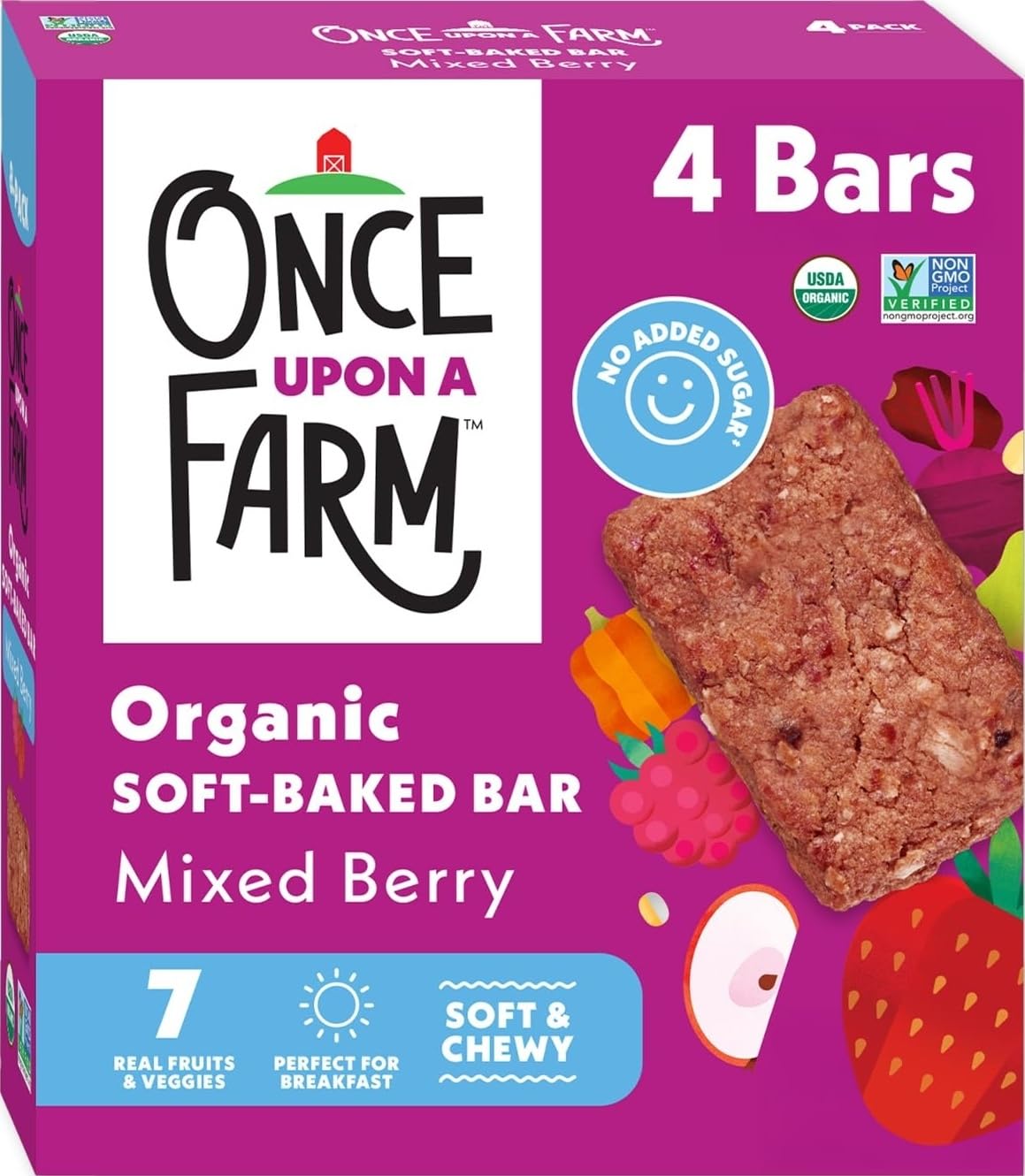 Once-Upon-A-Farm-Organic-Mixed-Berry-Soft-Baked-Bars,-4-Count------1297