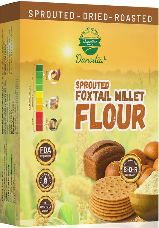 Danodia-Foods-Sprouted-Foxtail-Millet-Flour-950g-/-2-lb,-Roasted-&-218