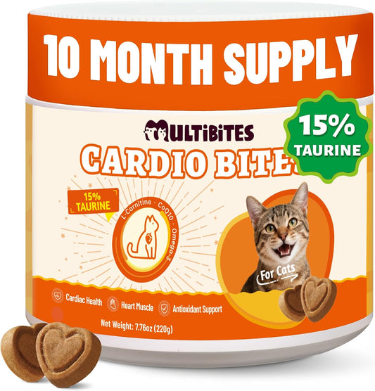 Cat-Cardio-Bites---Taurine-for-Cats-CoQ10,-L-Carnitine-&-Fish-Oil,-7.76-500