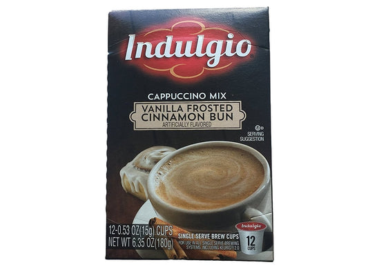 Indulgio-Capuchino-de-bollo-de-canela-esmerilado-de-vainilla,-12-unidades-tazas1874
