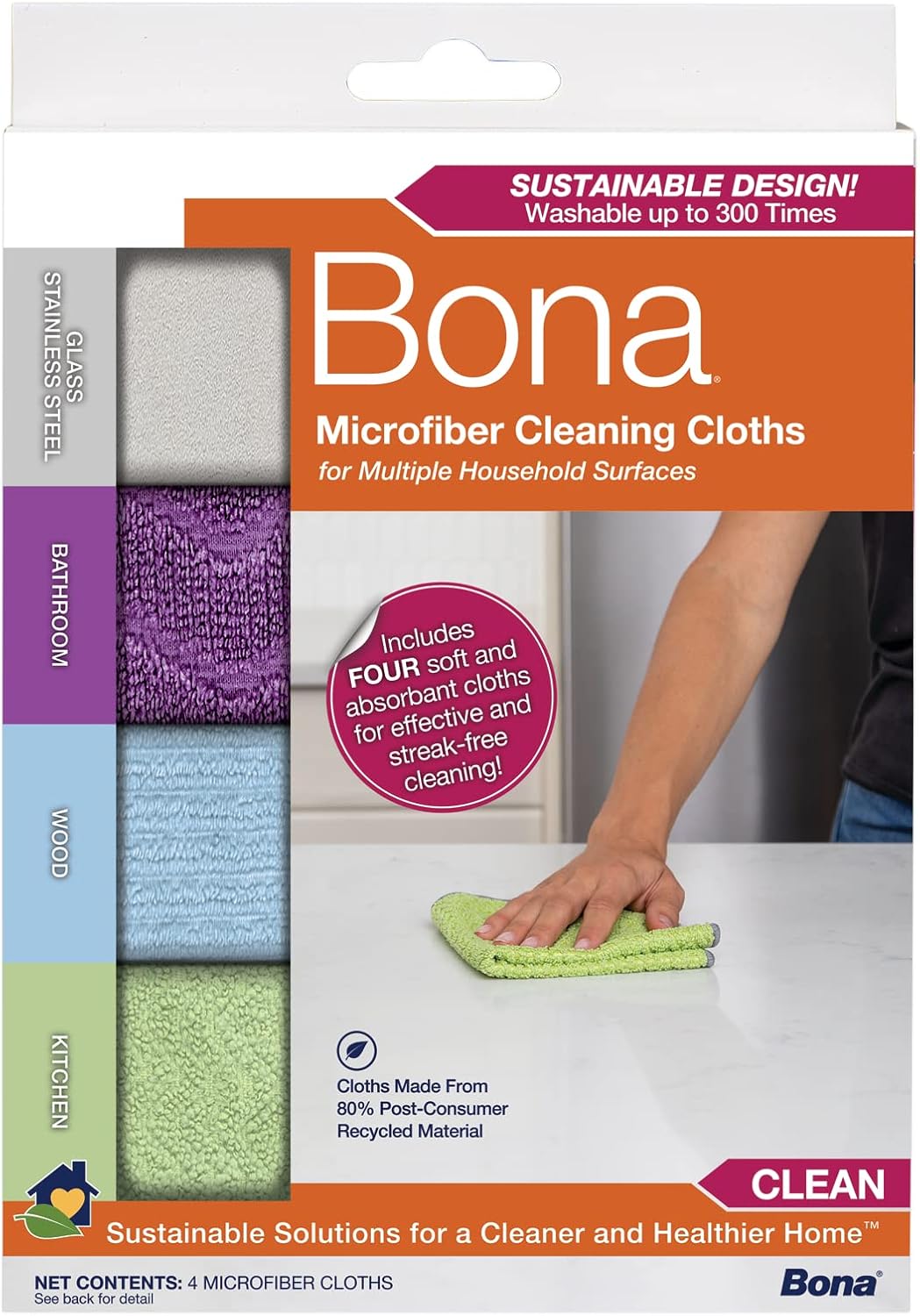 Bona®-Microfiber-Cleaning-Cloths-Multipack-----------2809