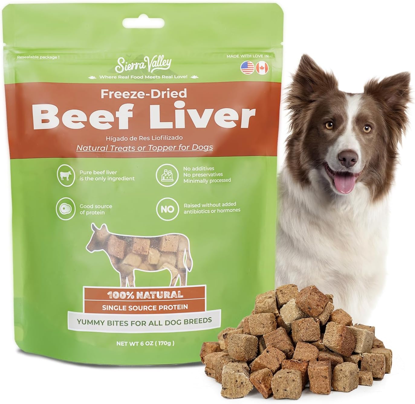 Freeze-Dried-Beef-Liver-Dog-Treats,-High-Iron-Human-Grade-Protein-Bites,-2cm-Chewy-Cubes-421