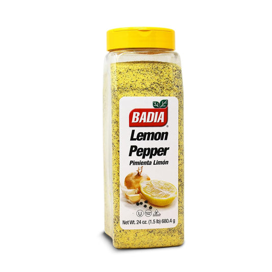 Badia-Lemon-Pepper-Seasoning,-24-oz---Pepper,-Garlic-&-Onion,-Zesty-2092