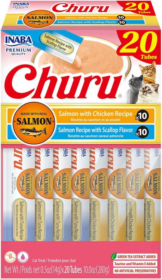 Salmon-Churu-Cat-Treats,-Lickable,-Squeezable-Creamy-Purée-Treat-3