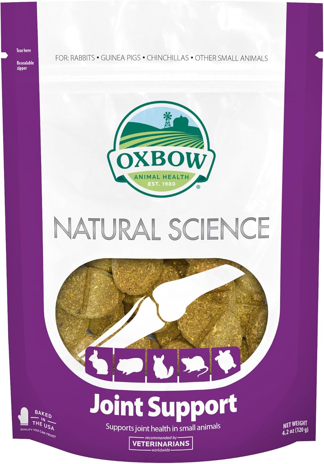 Oxbow-Natural-Science-Joint-Support,-Anti-Inflammatory-Supplement-for-Rabbit-&-Pig,-373