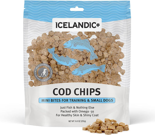 Mini-Fish-Chips:-Cod-9oz---Dog-Treats,-1798