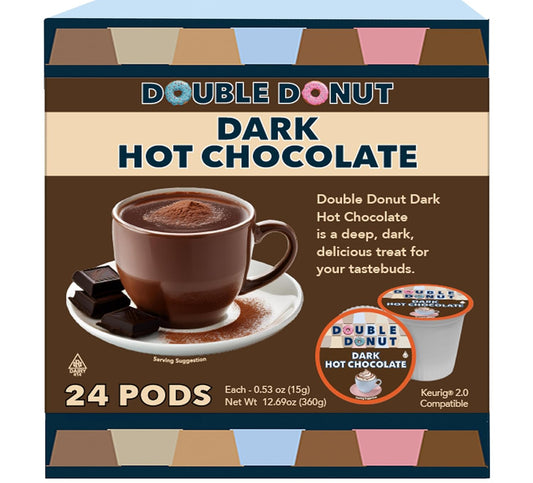 Double-Donut-Coffee-Dark-Hot-Chocolate-Pods-for-Keurig-K-Cups-Brewers,-Single-2511