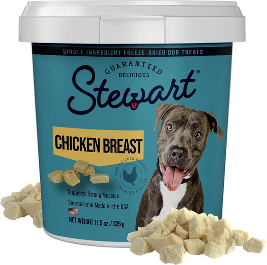 Stewart-1-Chicken-Breast-Dog-Treats,-11.5-oz-Tub,-~215-Pieces,-Dried-2295