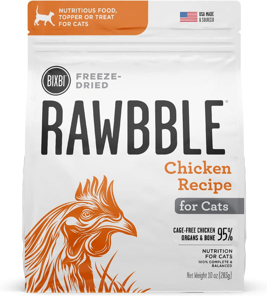 BIXBI-Rawbble-Freeze-Dried-Cat-Food,-Chicken-Recipe,-1514