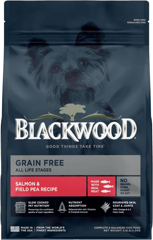 Blackwood Special Diet All Life Stages Dry Dog Food, 4.5 Lb., Salmon Meal and field pea