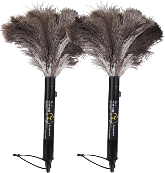 Aldwin-Ostrich-Feather-Duster-Retractable-2-Pack,16-inch-Genuine-Fluffy-2419