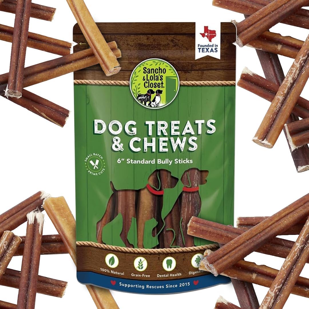 Supreme-6-inch-Standard-Bully-Sticks-by-Sancho-and-Lola’s-(10-Pack)-Long-Lasting-1353