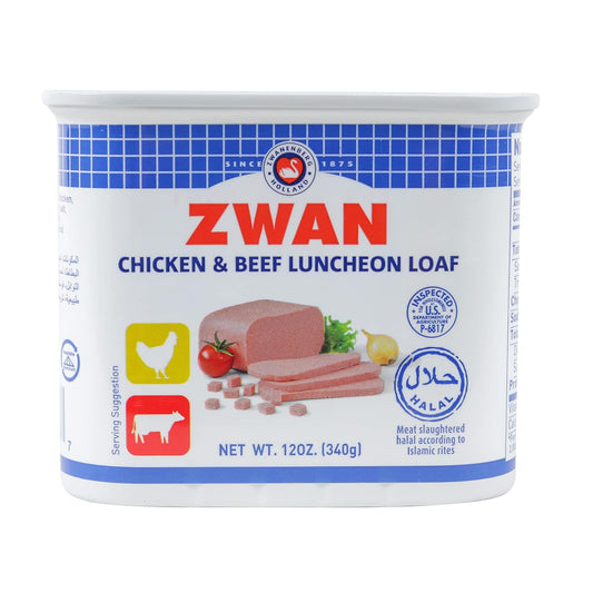 Zwan-Luncheon-Halal-Meat,-Chicken/Beef,-12-Ounce-------------280