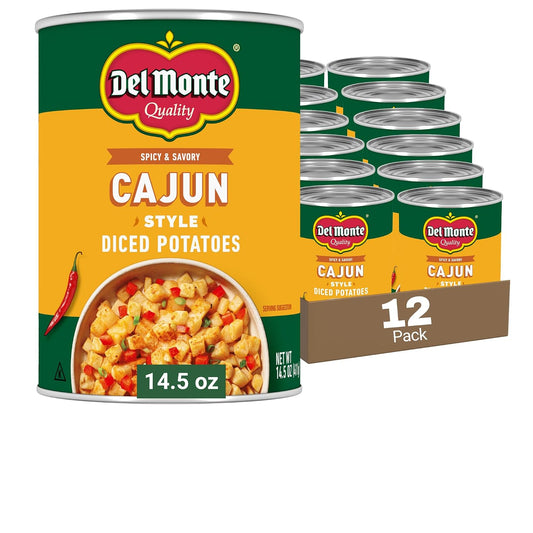 Del-Monte-Cajun-Style-Diced-Potatoes,-14.5-oz.-Cans,-Pack-of-12-733