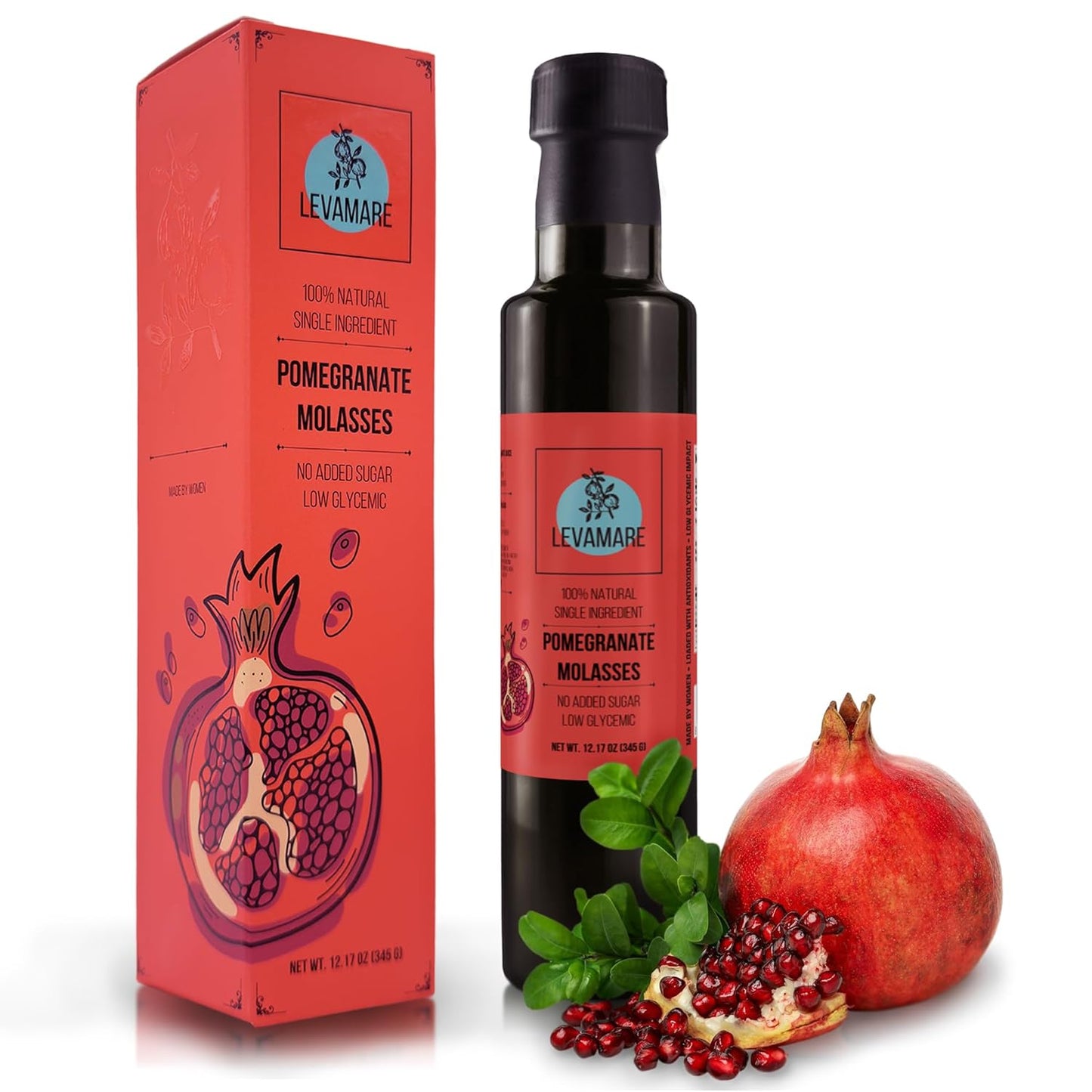 Levamare-Pomegranate-Molasses,-12-oz-(Pack-of-1)-|-No-Added-Sugar,-1799
