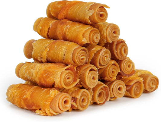 MON2SUN-Rawhide-Free-Dog-Treats,-3-Inch-Chicken-Wrapped-Rolls,-Low-and-454