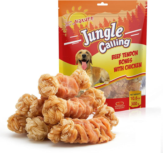 Jungle-Calling-Beef-Tendons-for-Dogs,-Chicken-Wrapped-Tendons-Dog-Chews-Lasting-252