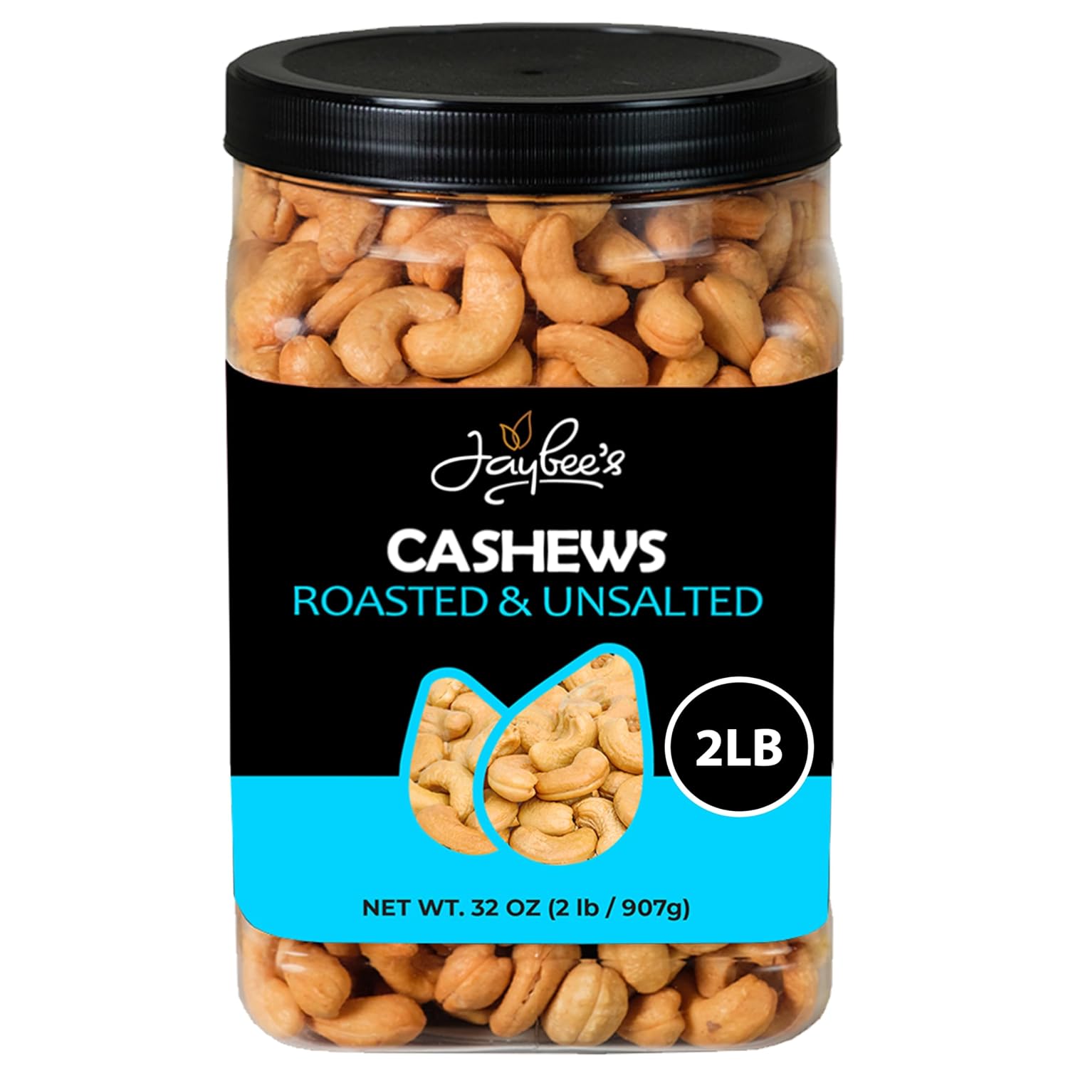Jaybee's-Roasted-Unsalted-Whole-Cashews-32-oz,-Healthy-Protein-Snack-|--Bulk-Snack-–-Protein-1480